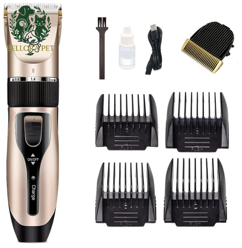 Pawfect Trim™ 4-in-1 Pro Pet Shaver Set – Quiet Clippers for Dogs & Cats