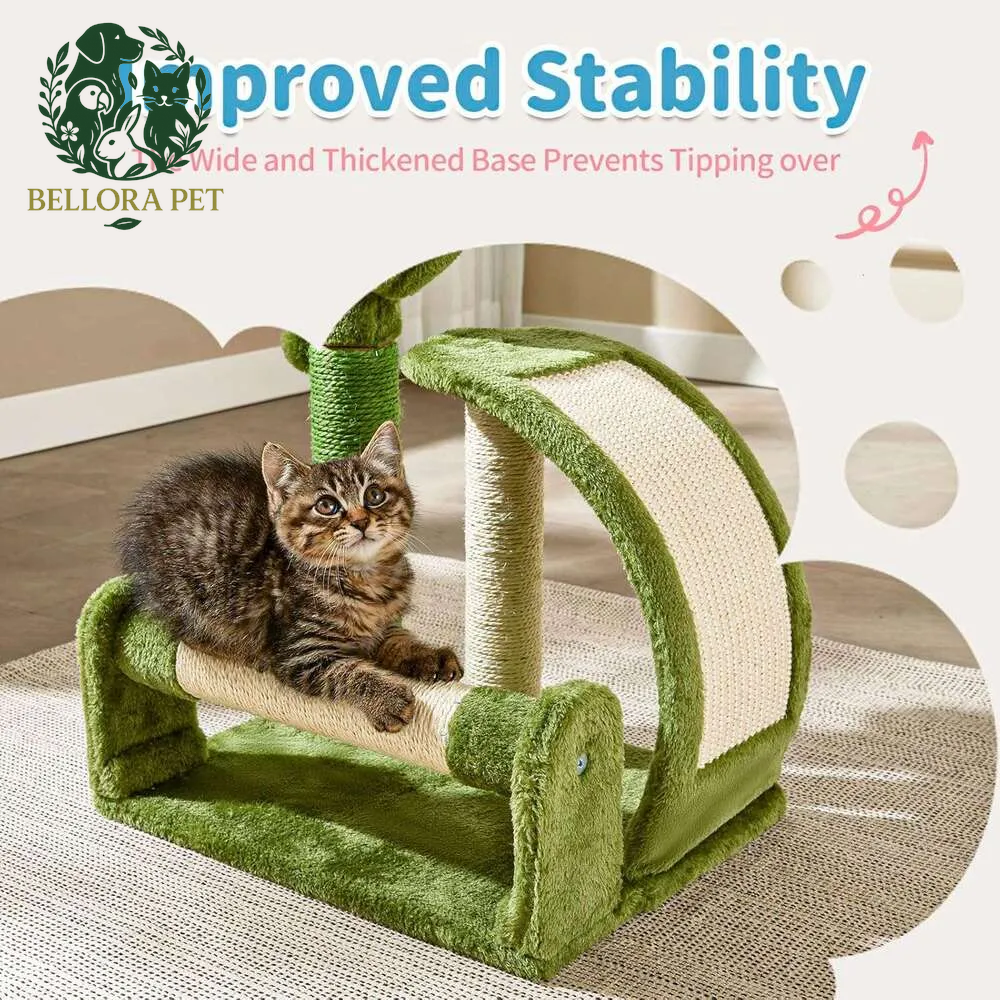 Prickly Playtime™ Cactus Scratcher – Desert-Inspired Claw & Play Post