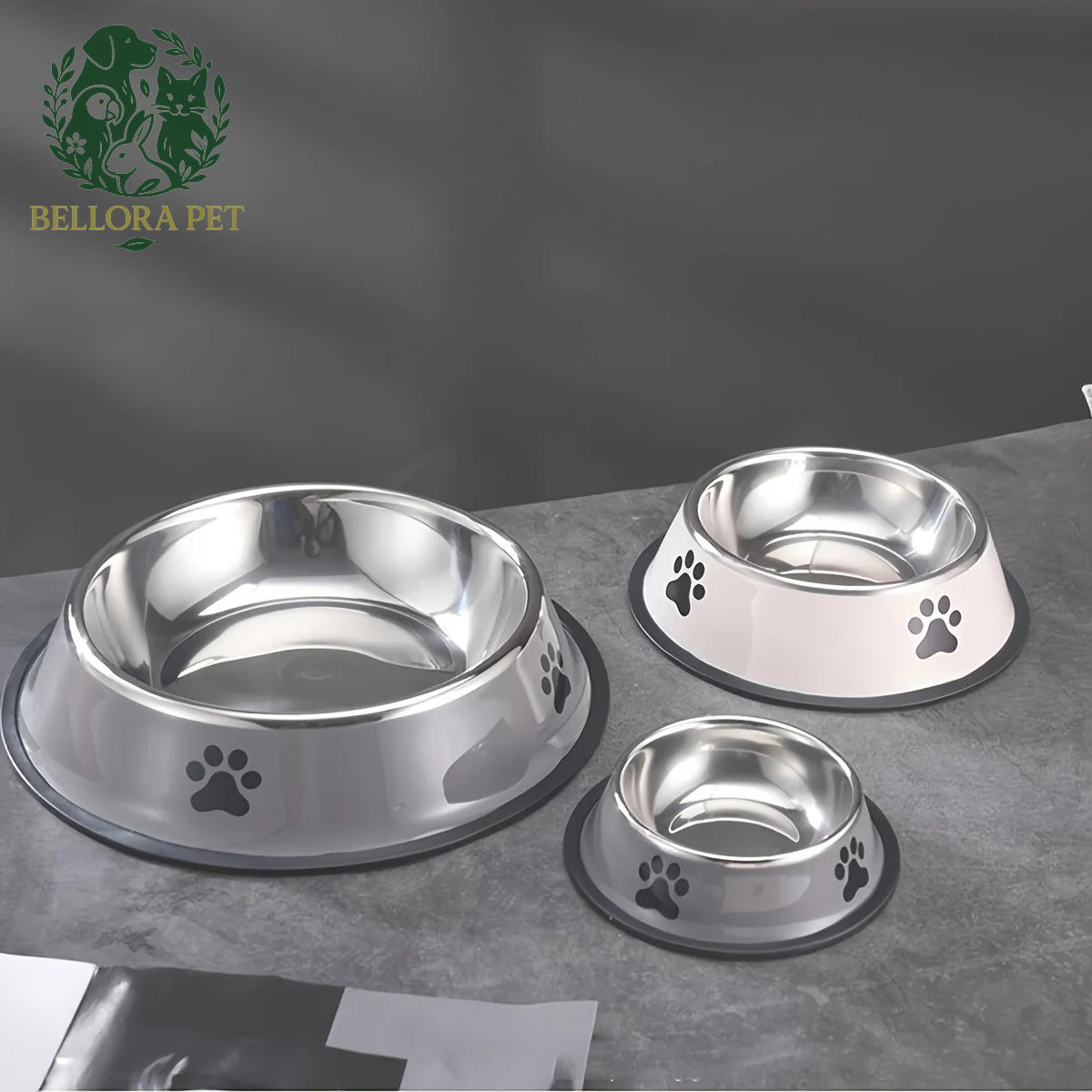 ChowChamp™ Stainless Steel Pet Bowl – Tough, Tidy & Tail-Wagging Ready
