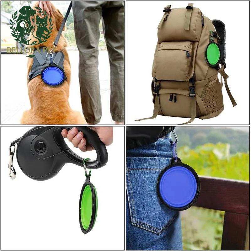 GoBowl™ 2-in-1 Travel Feeder – Clip, Flip & Feast Anywhere