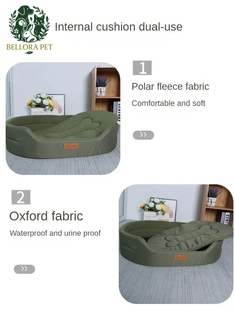 Fluff Haven™ – Plush Sofa Cushion Bed for Dogs & Cats of All Sizes