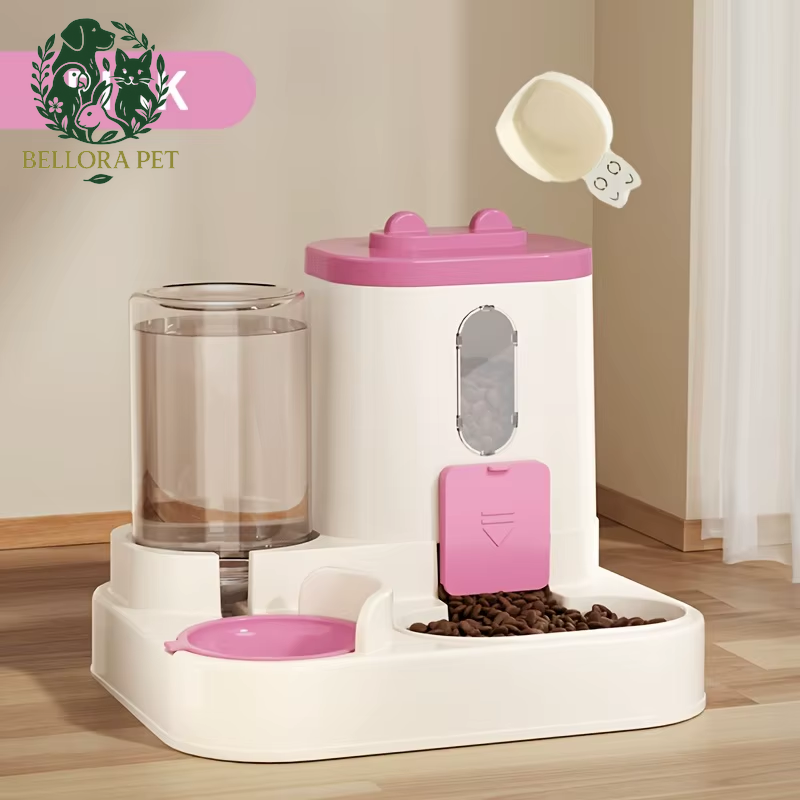 PawPal™ 2-in-1 Automatic Food & Water Station – Smart, Simple, Spill-Free