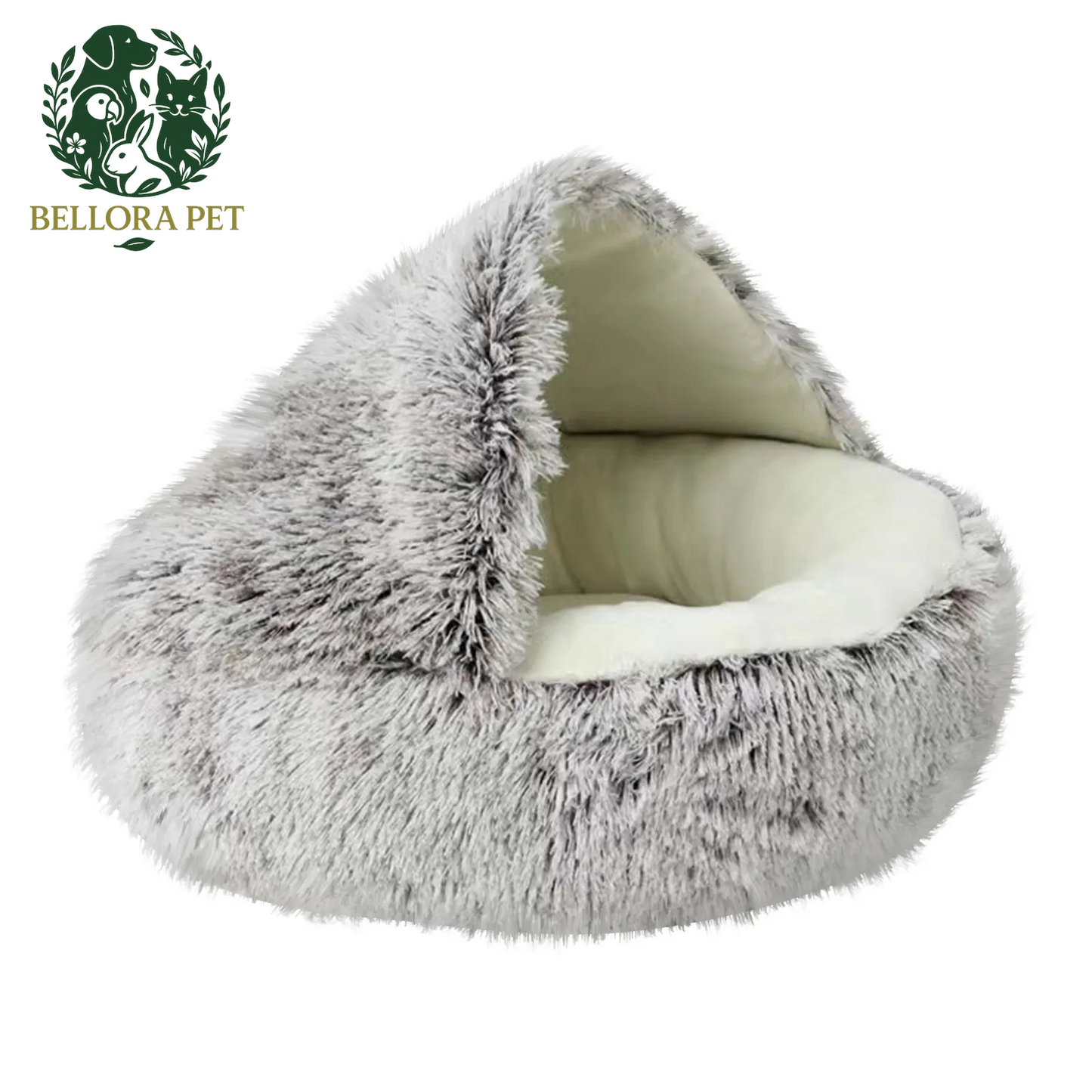 Ultra-Plush Cozy Cave Bed – Round Warm Nest for Cats & Small Dogs