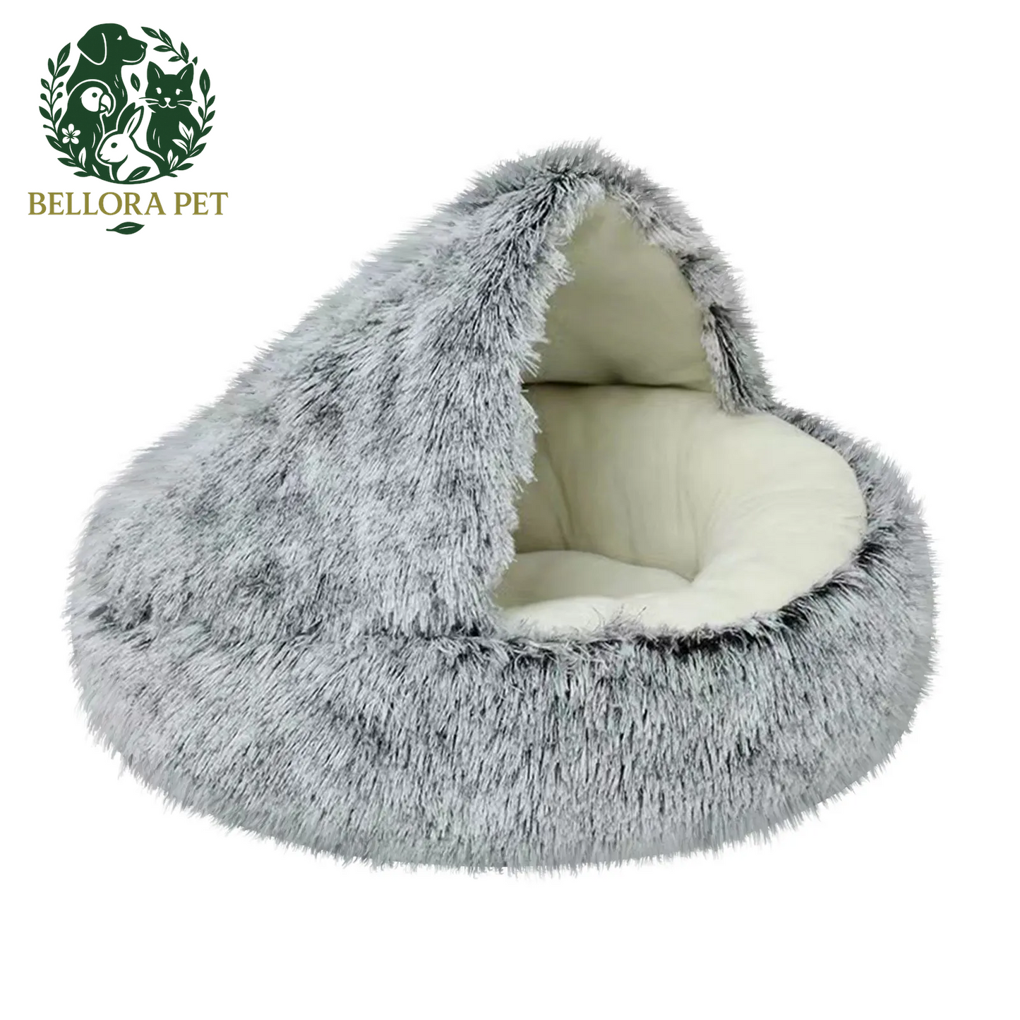 Ultra-Plush Cozy Cave Bed – Round Warm Nest for Cats & Small Dogs