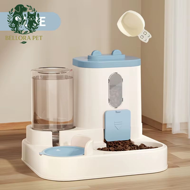 PawPal™ 2-in-1 Automatic Food & Water Station – Smart, Simple, Spill-Free
