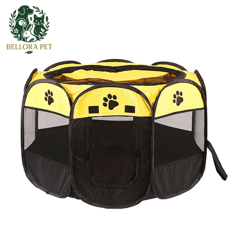 PawPal™ OctaPlay Tent – Foldable Pet Kennel & Travel Playpen for Cats & Dogs