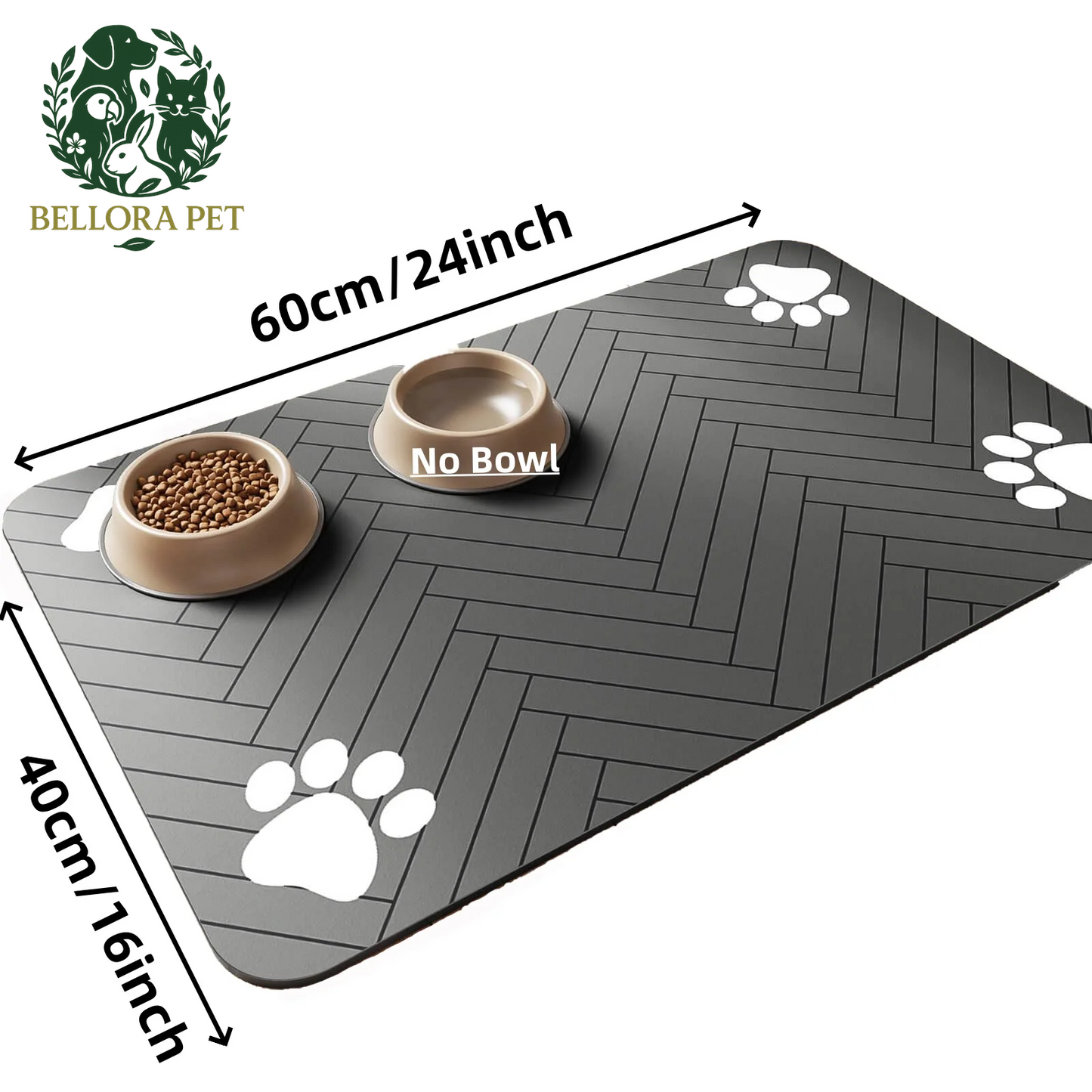 SplashSnug™ Mega Mat – The Super-Absorbent, Totally Tidy Pet Placemat