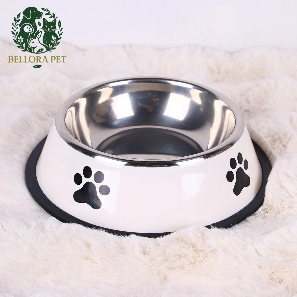 ChowChamp™ Stainless Steel Pet Bowl – Tough, Tidy & Tail-Wagging Ready
