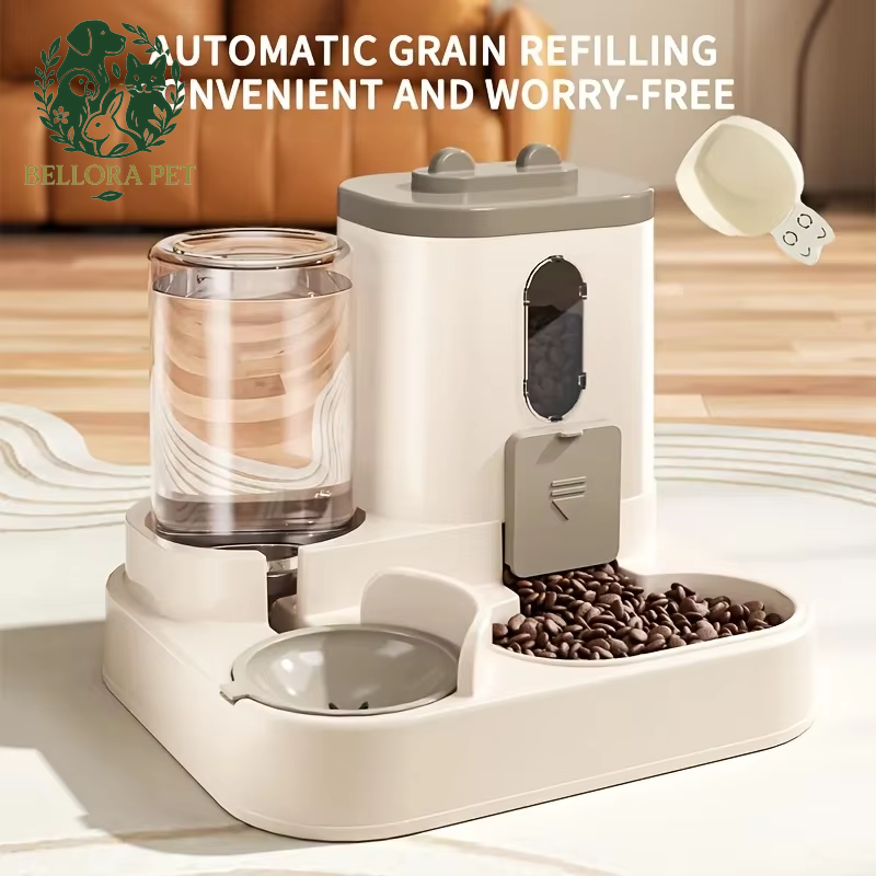 PawPal™ 2-in-1 Automatic Food & Water Station – Smart, Simple, Spill-Free