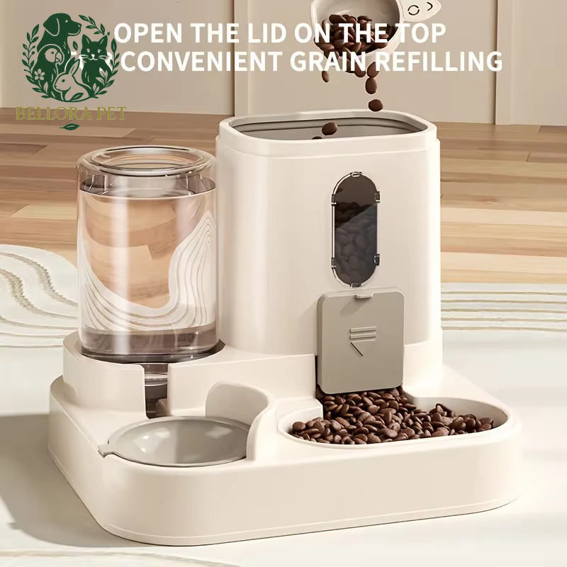 PawPal™ 2-in-1 Automatic Food & Water Station – Smart, Simple, Spill-Free