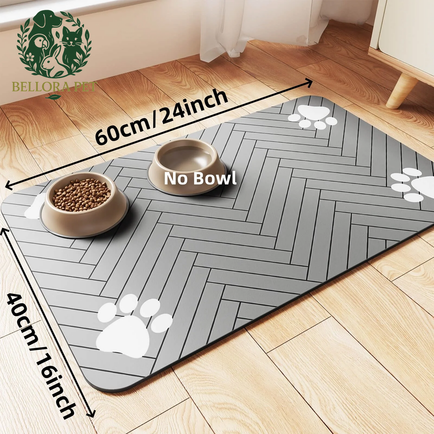 SplashSnug™ Mega Mat – The Super-Absorbent, Totally Tidy Pet Placemat
