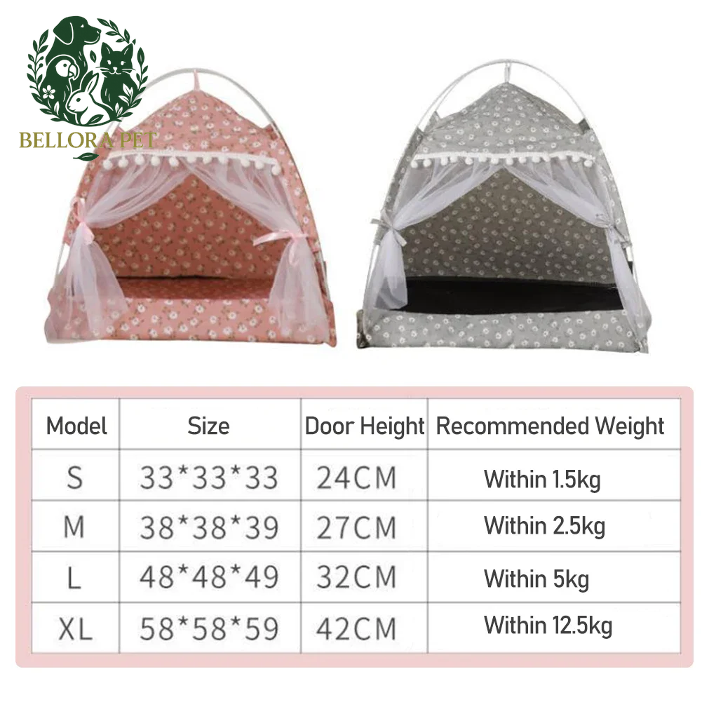 SnuggleTent Adventure Bed – Foldable Plush Tent House for Cats & Small Dogs