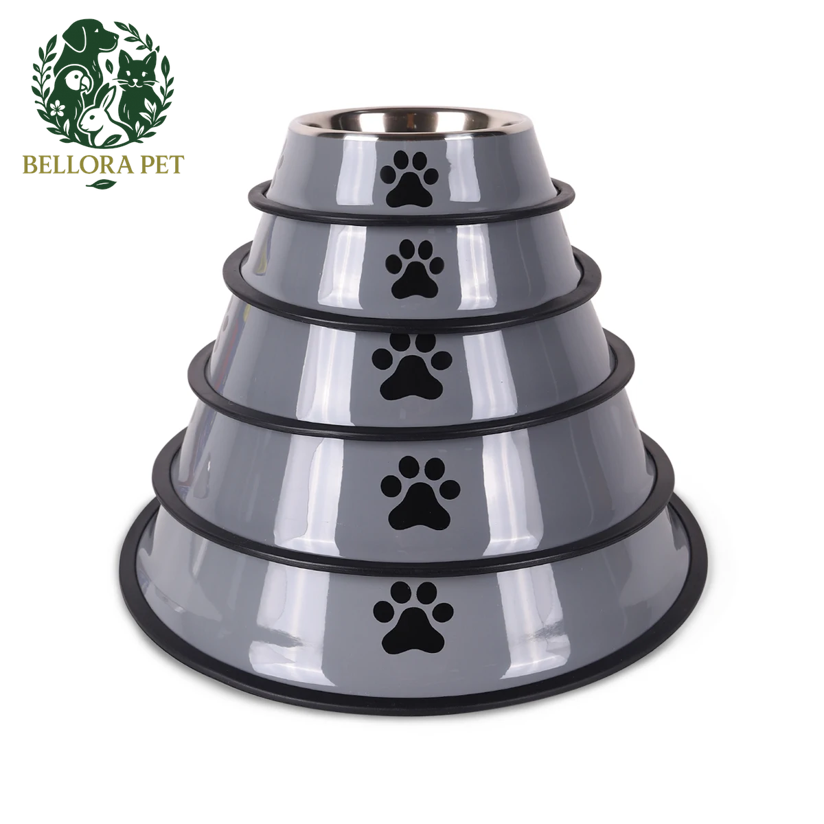 ChowChamp™ Stainless Steel Pet Bowl – Tough, Tidy & Tail-Wagging Ready