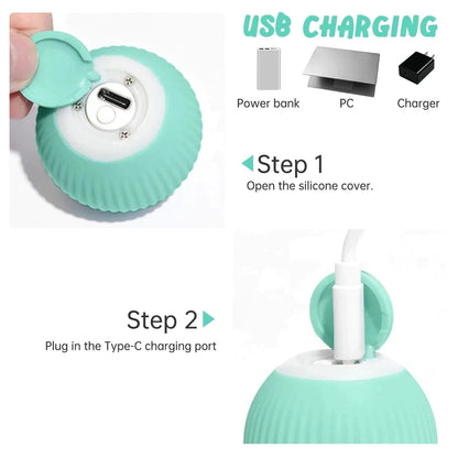 Electric Toy – Smart Interactive Puppy Ball (For Cats & Small Dogs)