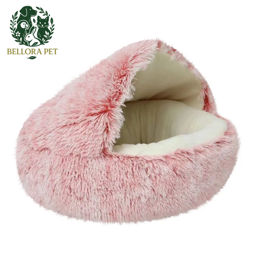 Ultra-Plush Cozy Cave Bed – Round Warm Nest for Cats & Small Dogs