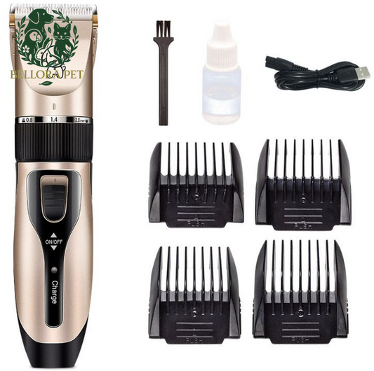 Pawfect Trim™ 4-in-1 Pro Pet Shaver Set – Quiet Clippers for Dogs & Cats