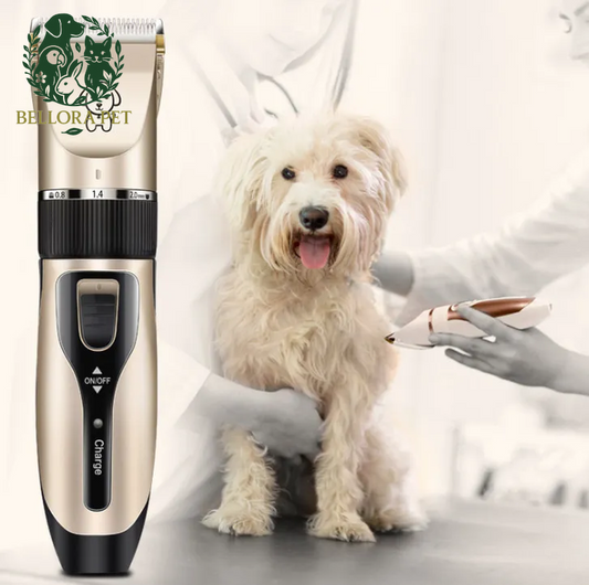 Pawfect Trim™ 4-in-1 Pro Pet Shaver Set – Quiet Clippers for Dogs & Cats
