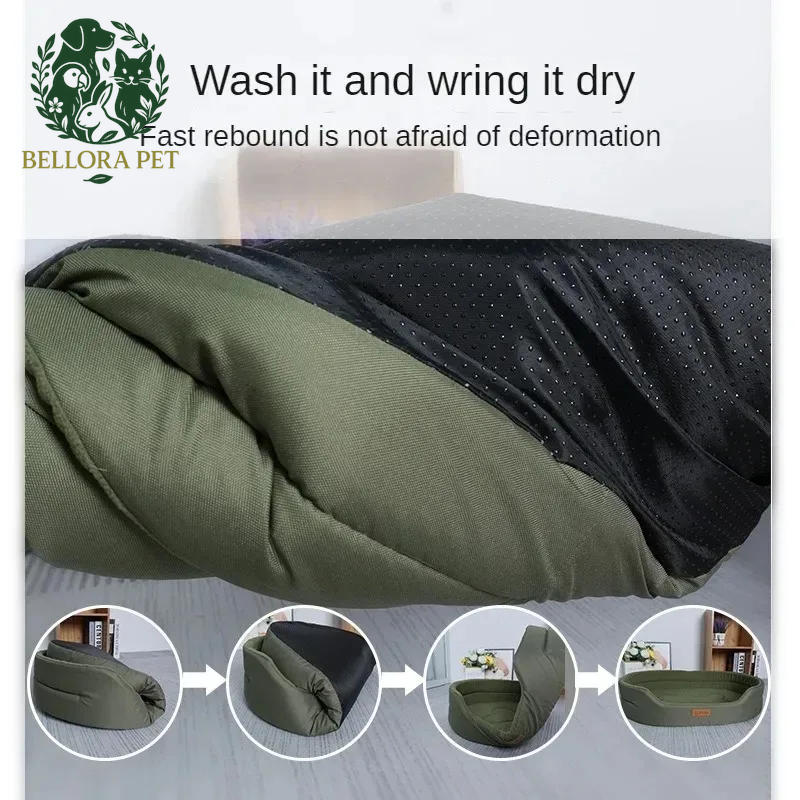 Fluff Haven™ – Plush Sofa Cushion Bed for Dogs & Cats of All Sizes