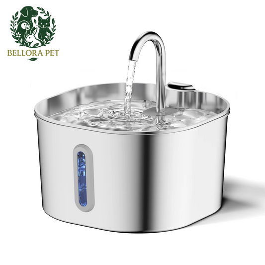 AquaPaws™ Stainless Steel Pet Fountain – Fresh-Flow Waterfall for Cats & Dogs