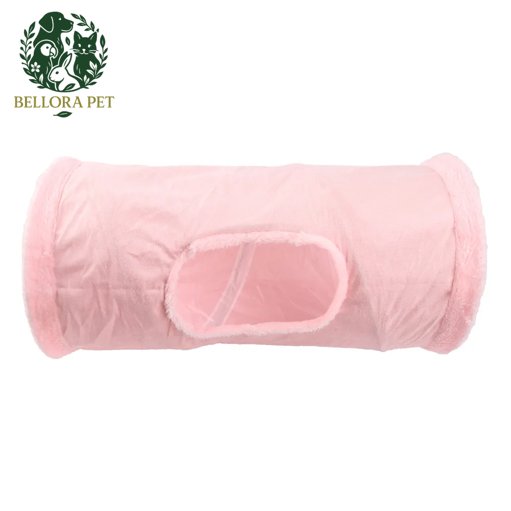 WhiskerWay™ Plush Cat Tunnel – Zoom, Hide & Snooze in Style