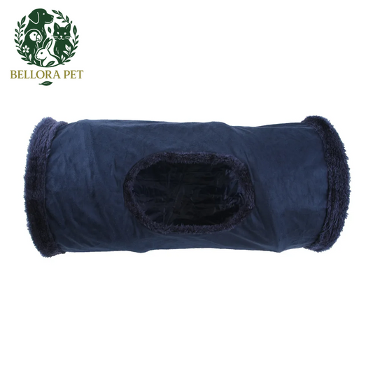 WhiskerWay™ Plush Cat Tunnel – Zoom, Hide & Snooze in Style